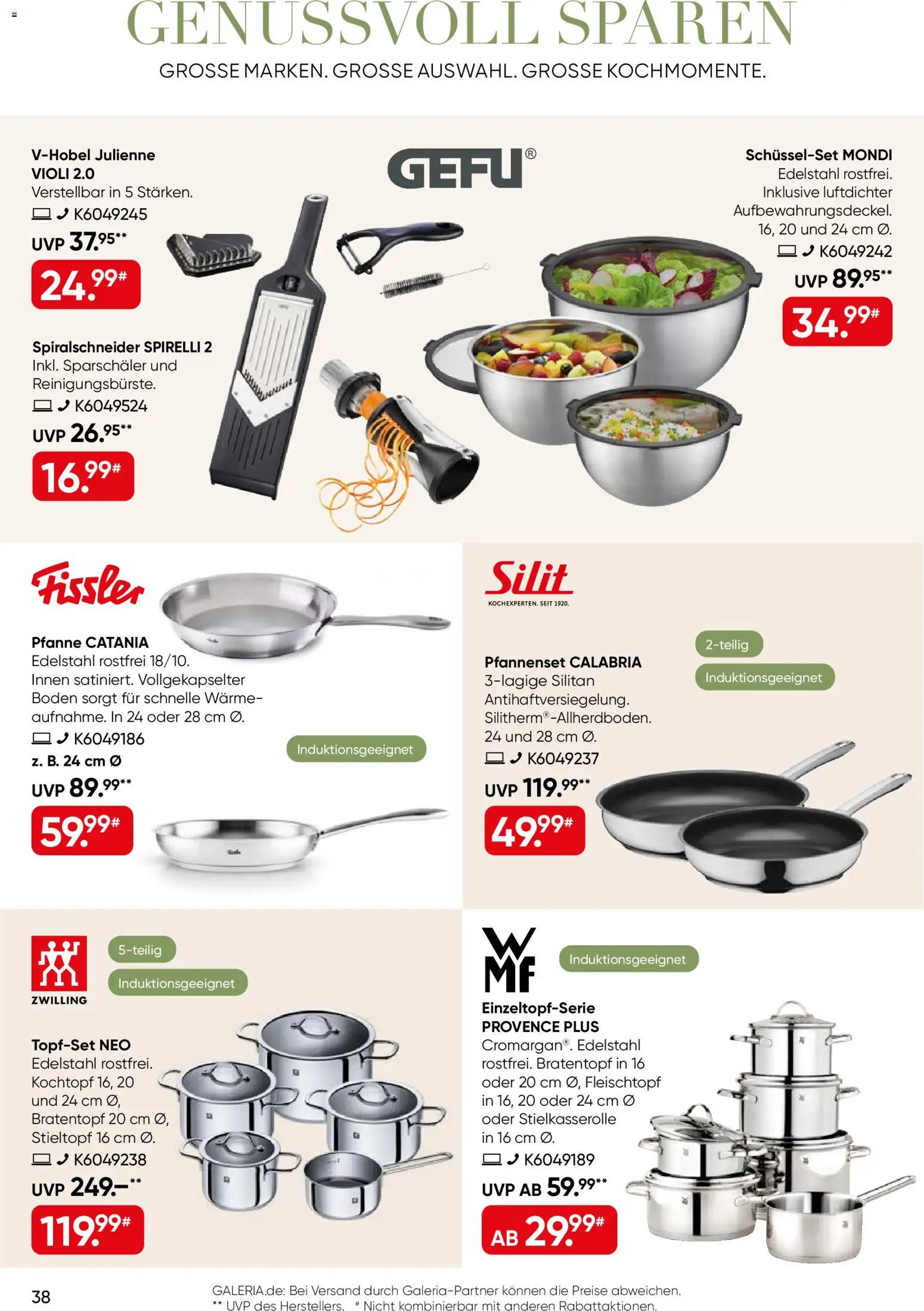 Galeria Karstadt Kaufhof Prospekt – gültig ab 02.09.2026 | Seite: 38