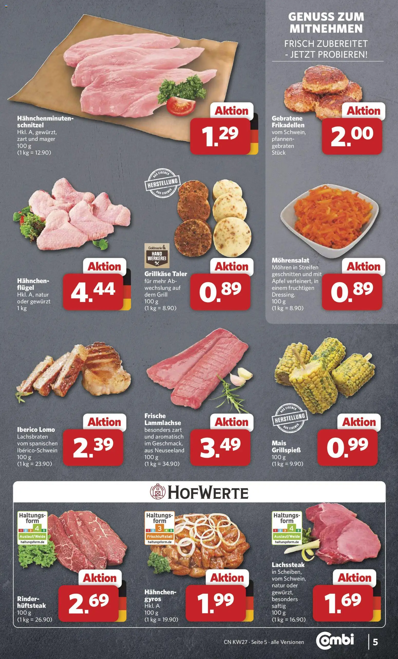 Combi Prospekt – gültig ab 29.06.2026 | Seite: 5 | Produkte: Grill, Hahnchen, Schnitzel, Gyros