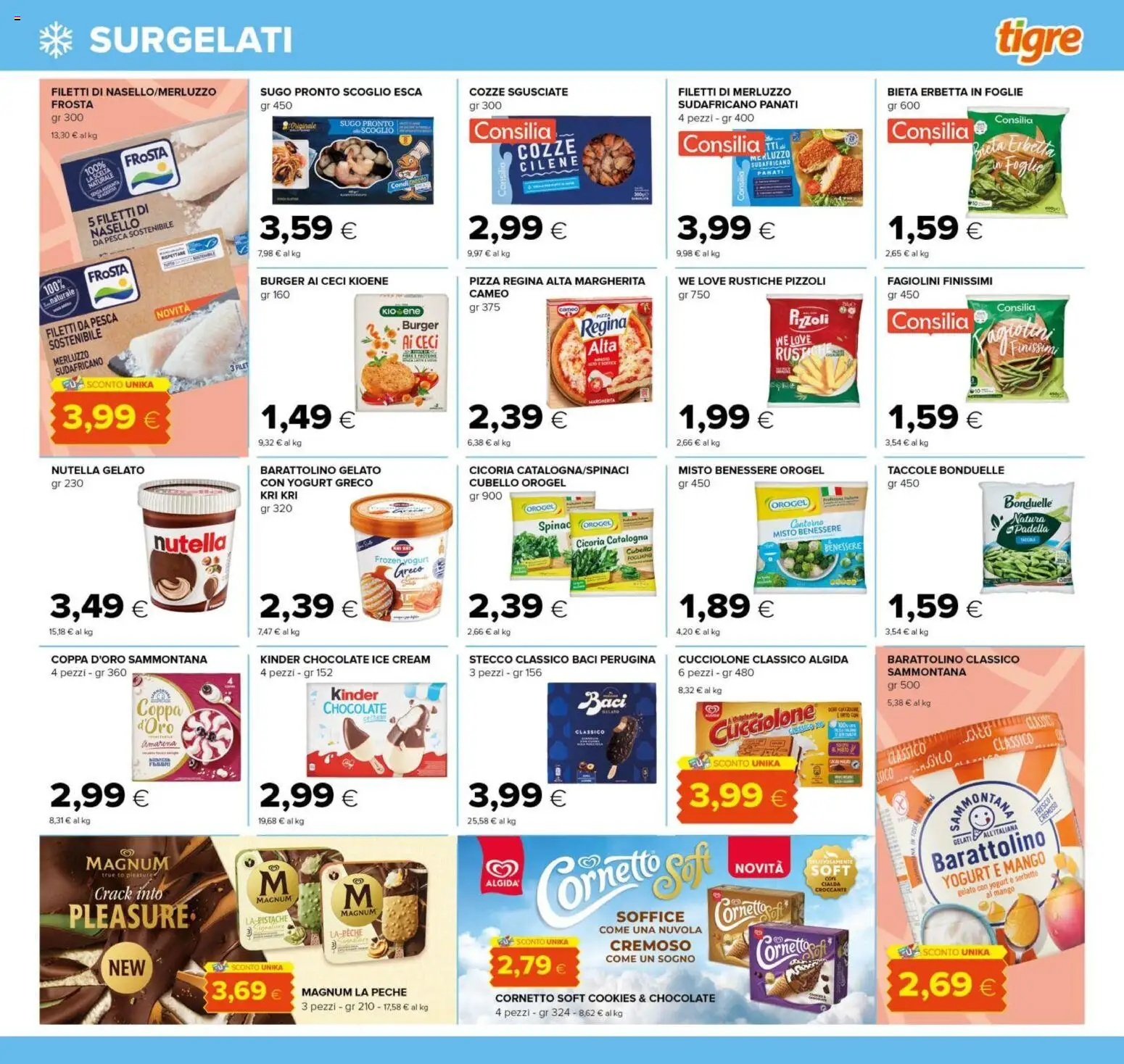 Volantino Tigre del 07.05.2026 | Pagina: 11 | Prodotti: Mango, Pesca, Fagiolini, Nasello