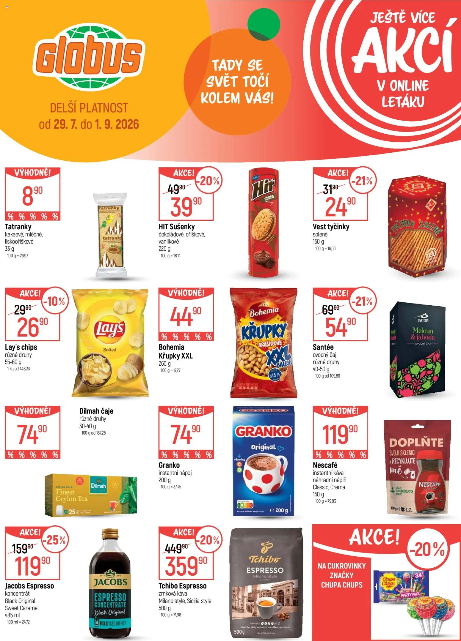 Globus leták od 05.08.2026 | Strana: 37 | Produkty: Globus, Finest, Tchibo, Jacobs