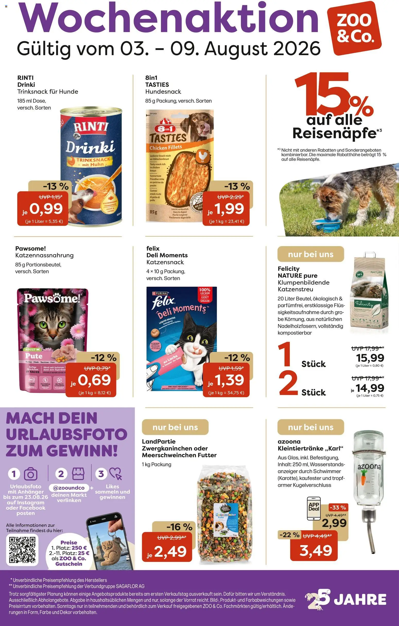 Zoo & co Prospekt – gültig ab 03.08.2026 | Seite: 1 | Produkte: Pute, Lachs, Hahnchenbrust