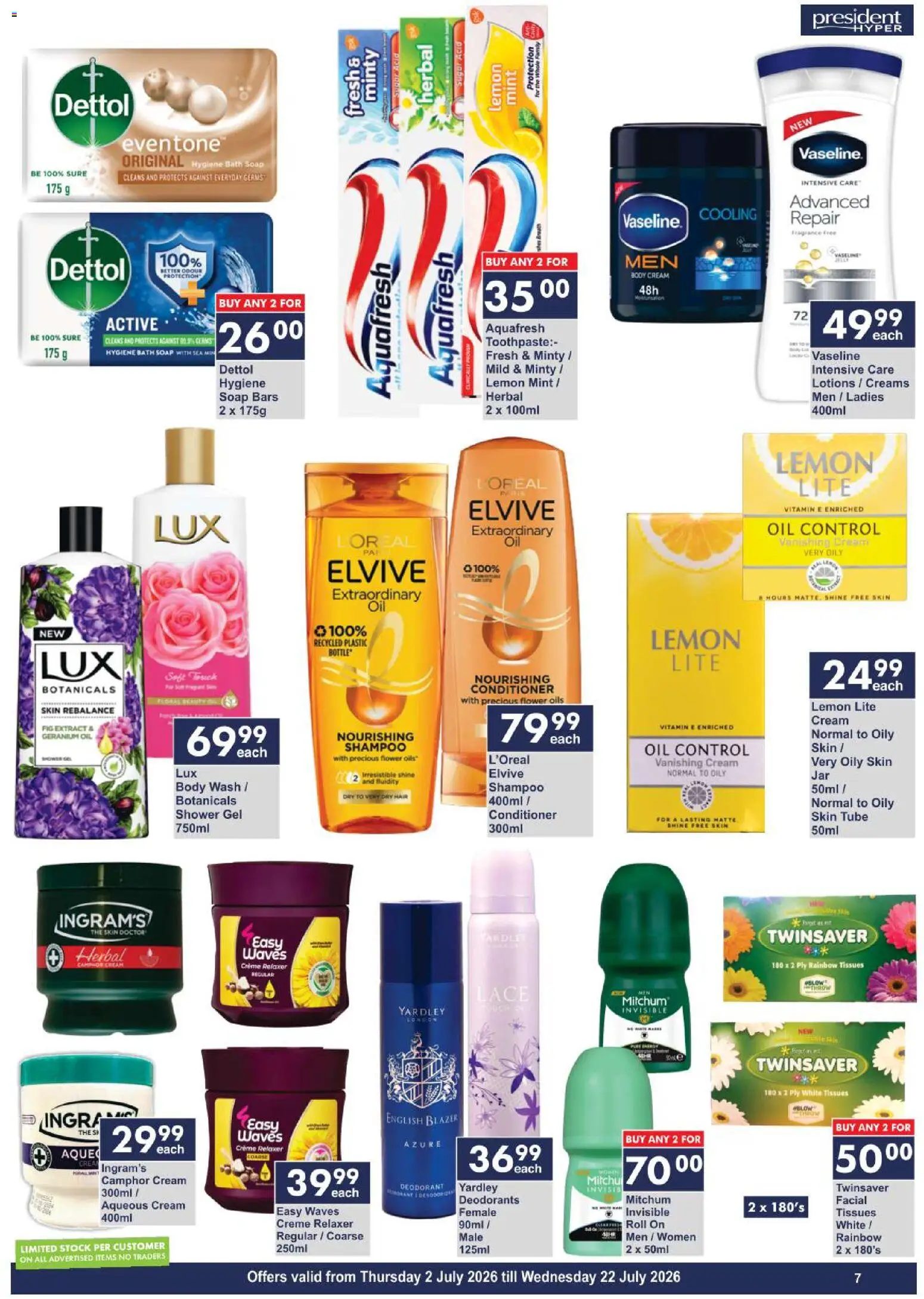 New President Hyper catalogue – valid from 02/07/2026 | Page: 7
