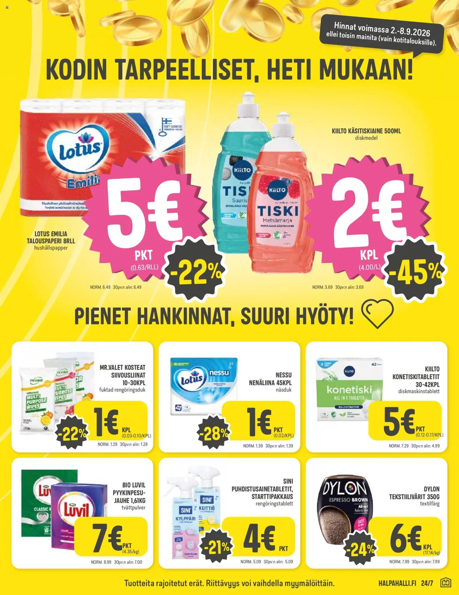 Halpa Halli tarjoukset – voimassa 02/09/2026 alkaen | Sivu: 5