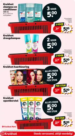 Kruidvat folder week 30 - Voorbeeld van een folder van Kruidvat, geldig van 21/07/2026 | Pagina: 22 | Producten: Shampoo, Conditioner, Droogshampoo, Kan