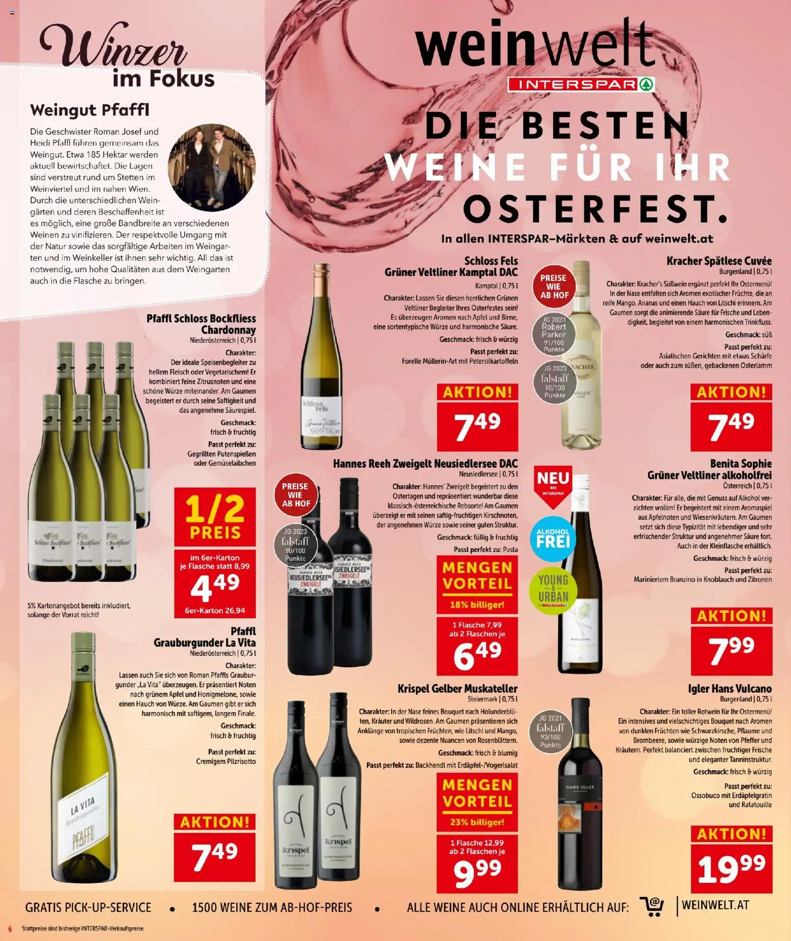 Interspar - Flugblatt gültig ab 05.03.2026 | Seite: 6 | Produkte: Pasta, Pfeffer, Knoblauch, Äpfel