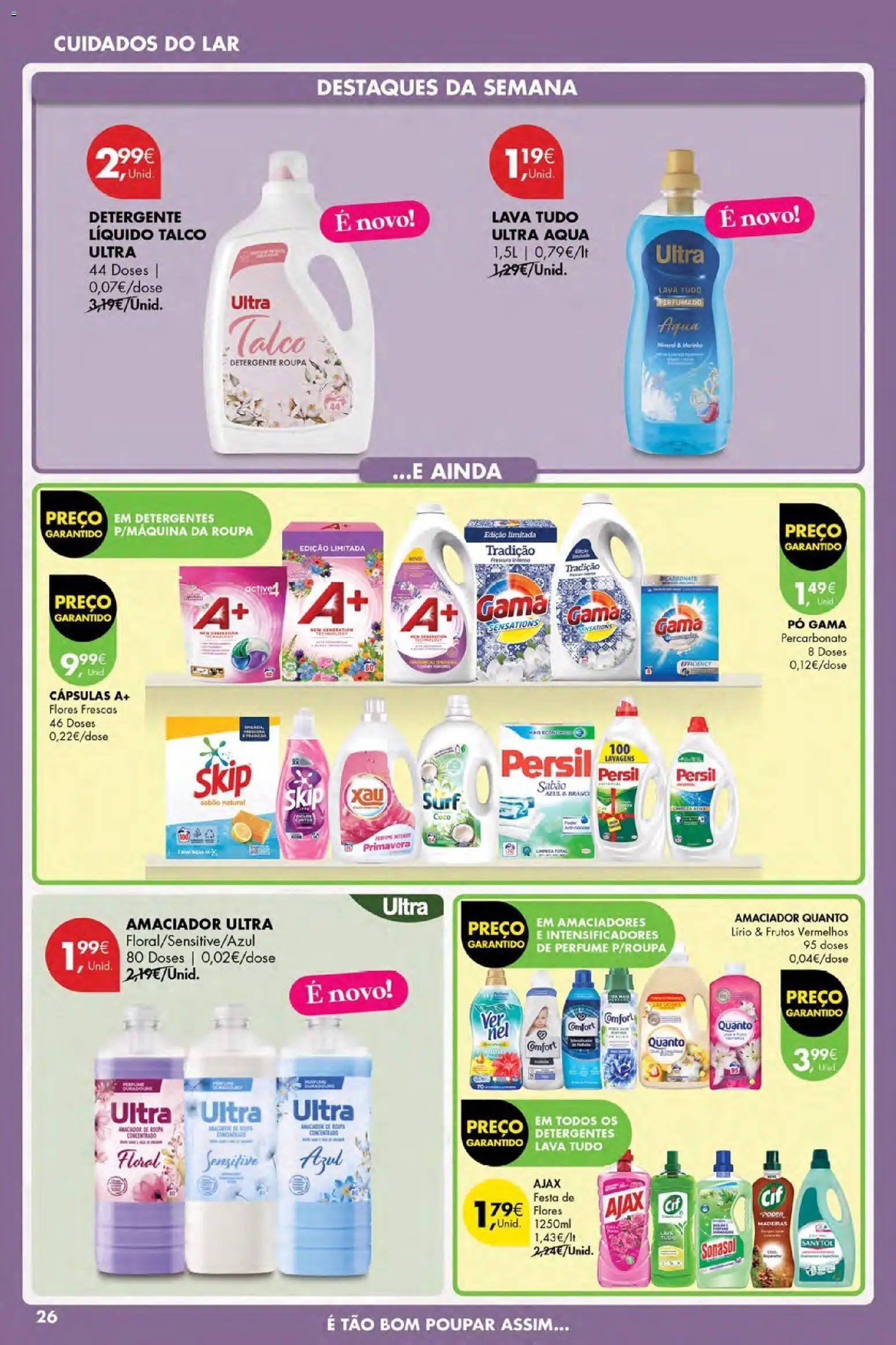 Pingo Doce Poupe Esta Semana Açores │ válido de 07.05.2026 | Página: 26 | Produtos: Perfume, Sabão, Madeiras, Persil