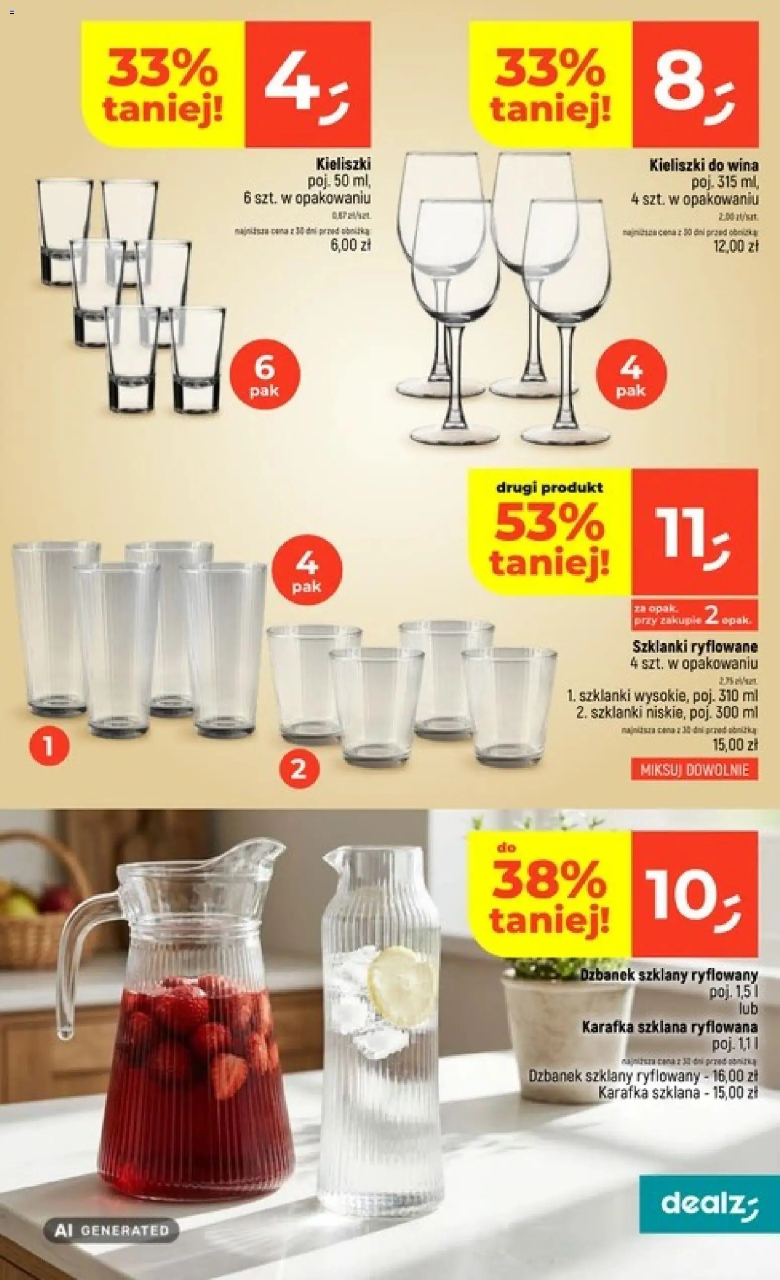 Dealz gazetka od 30.07.2026 | Strona: 29 | Produkty: Dzbanek, Szklanki