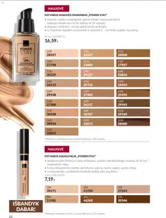 AVON leidinys galioja nuo 2026.09.30 | Puslapis: 22 | Prekių: Makiažo pagrindas, Maskuoklis, Makiažas, Vaizdo