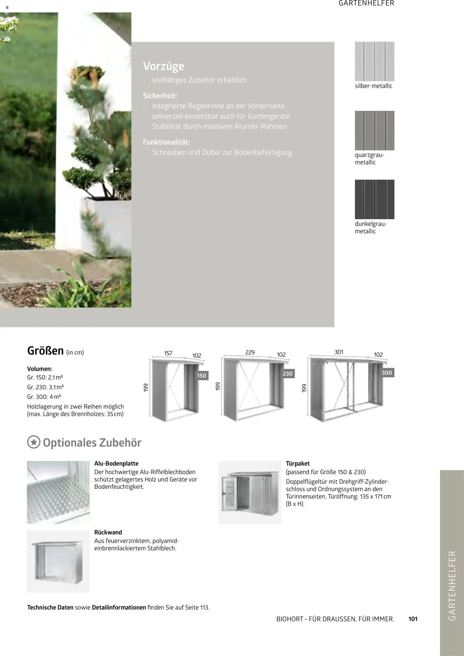Dehner Biohort – Metall für Garten & Terrasse – gültig ab 01.01.2026 | Seite: 101