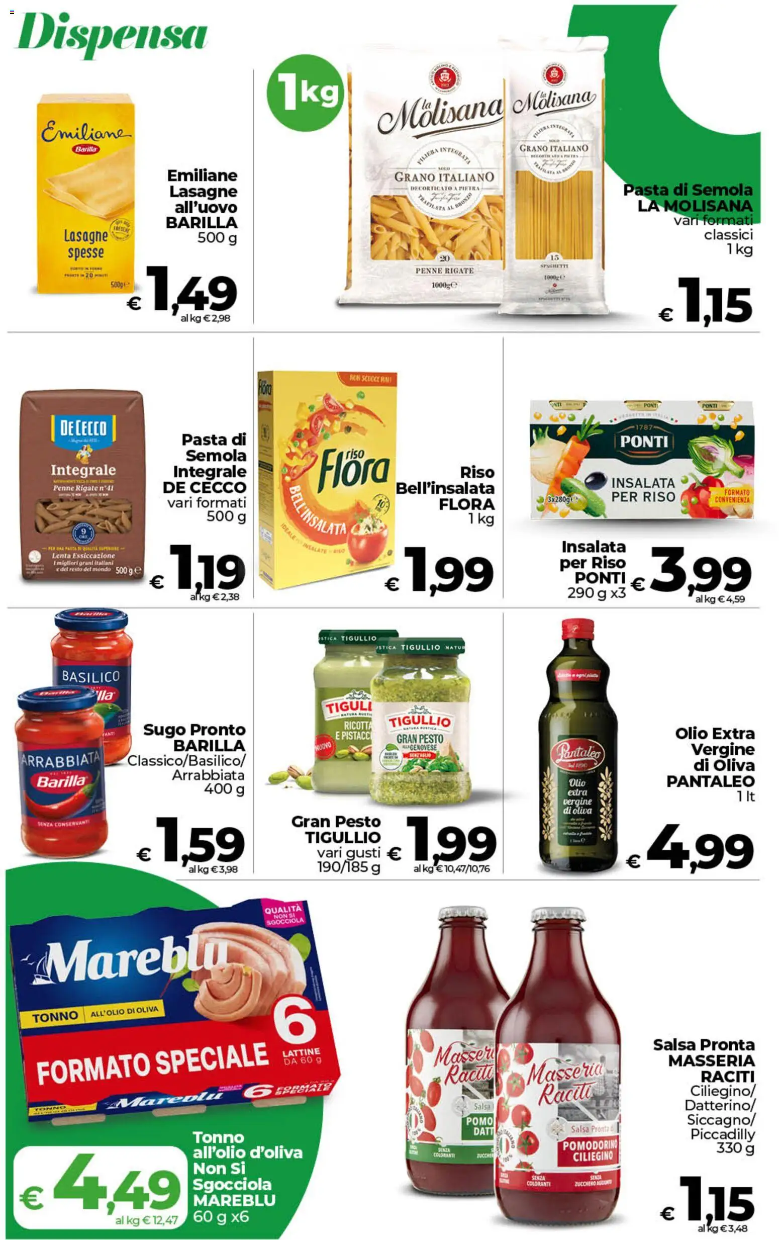 Volantino COOP del 11/08/2026 | Pagina: 14 | Prodotti: Insalata, Basilico, Sugo, Spaghetti
