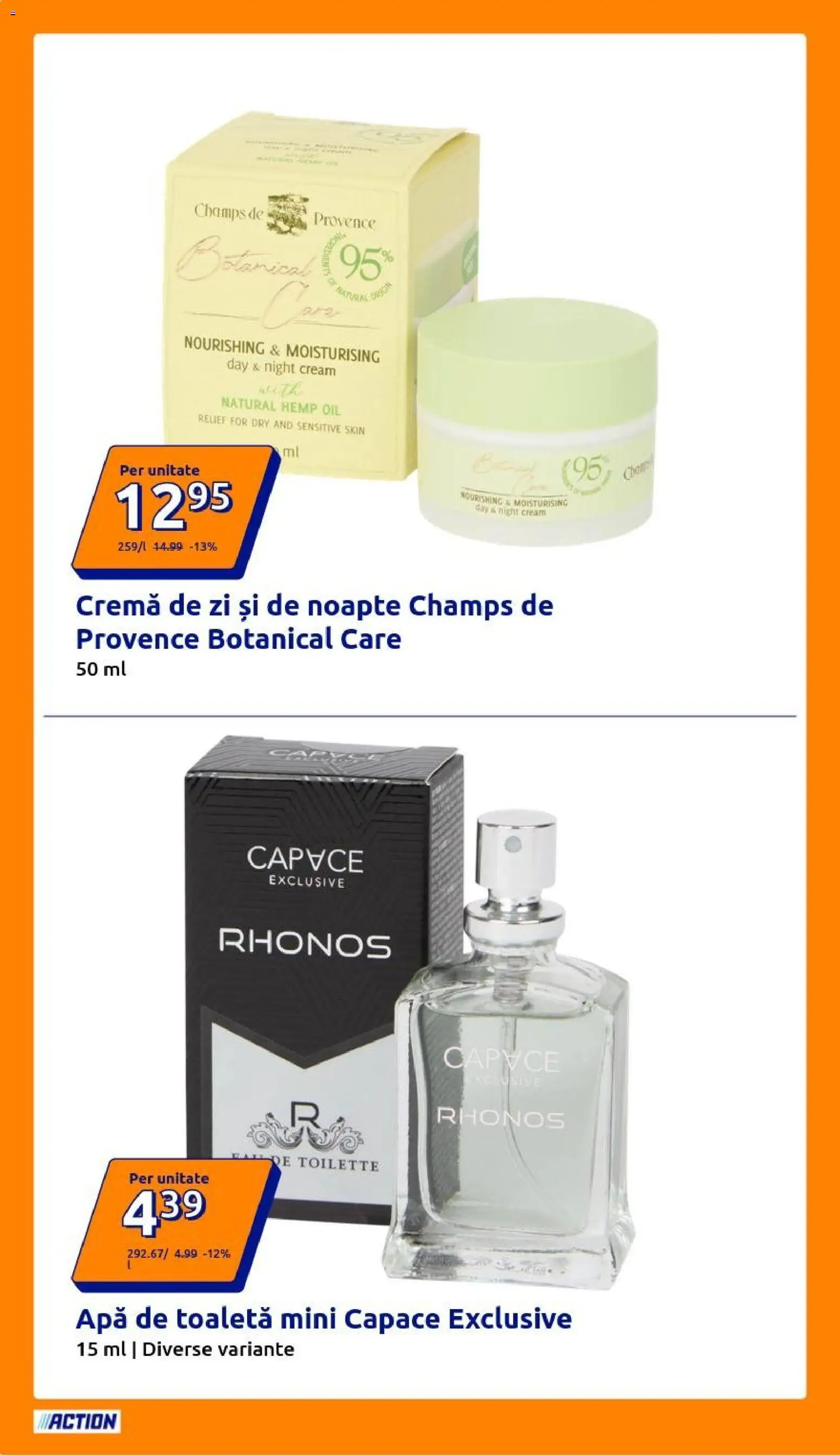 Noul catalog ACTION – valabil de la 07.10.2026 | Pagină: 14 | Produse: Toaletă, Apă de toaletă, Cremă, Apă