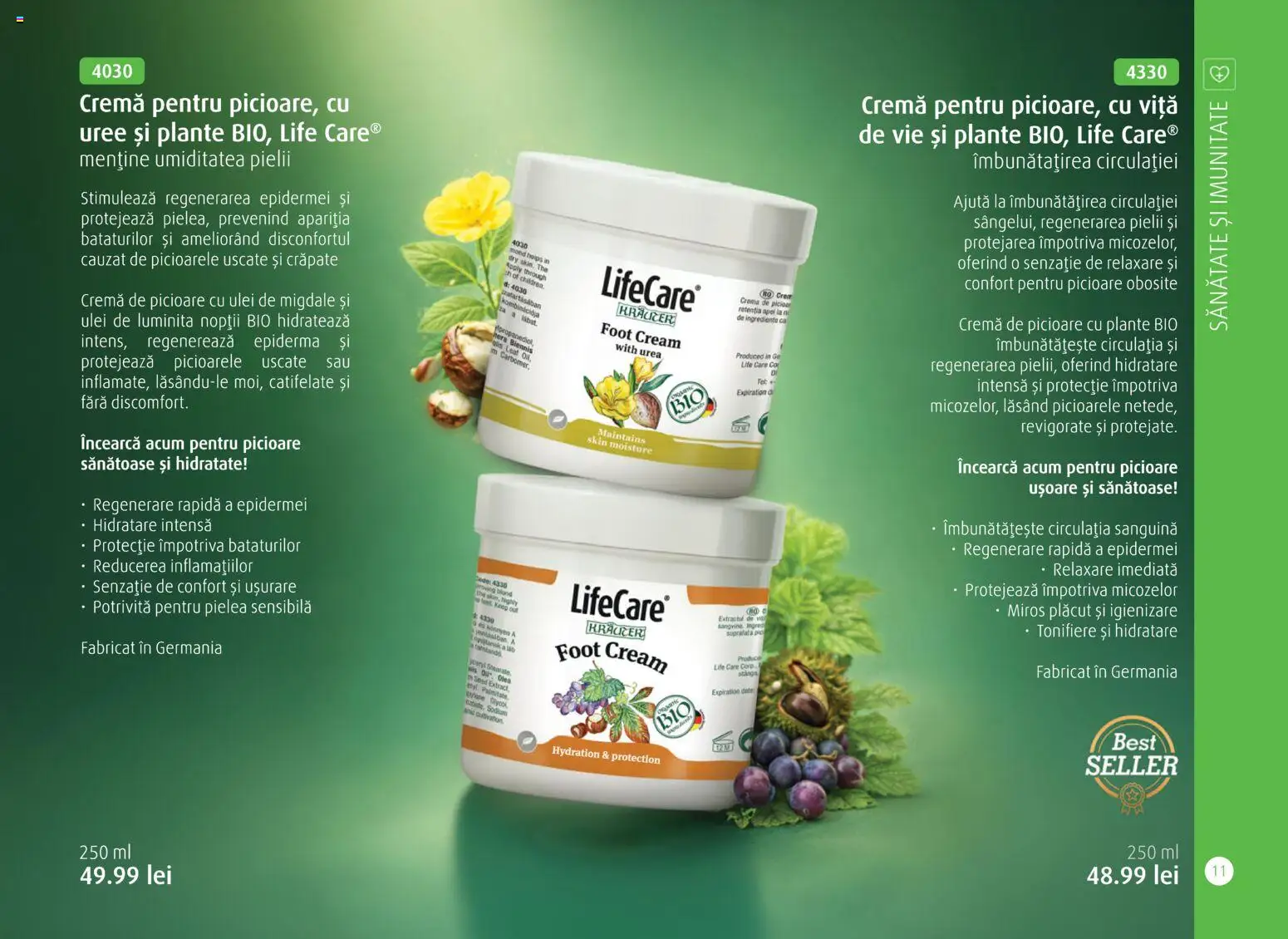 Noul catalog Life Care – valabil de la 01.04.2026 | Pagină: 13 | Produse: Şerit ödül, Migdale, Cremă, Ulei