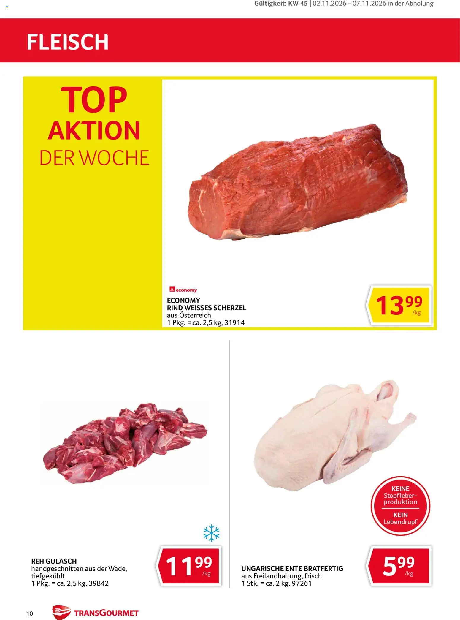Transgourmet Abhol Aktion gültig ab 02.11.2026 | Seite: 10