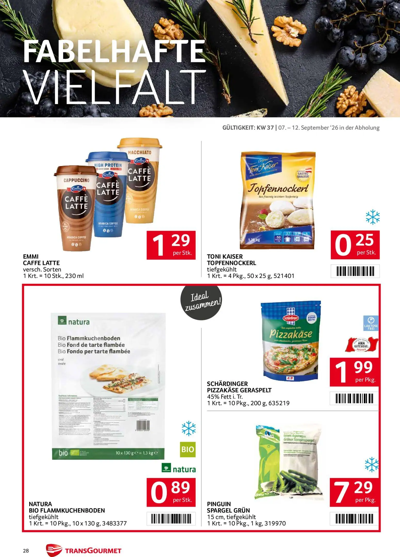 Transgourmet Flugblatt gültig ab 07.09.2026 | Seite: 28