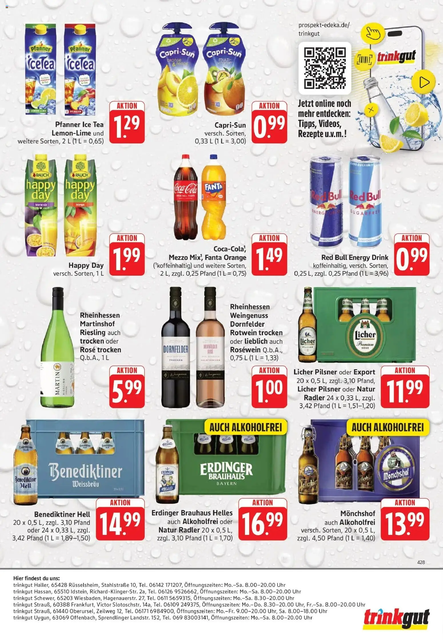 Trinkgut Prospekt Rüsselsheim (ab 12.10.2026) » Angebote online | Seite: 6 | Produkte: Monchshof, Cola, Energy, Rotwein trocken