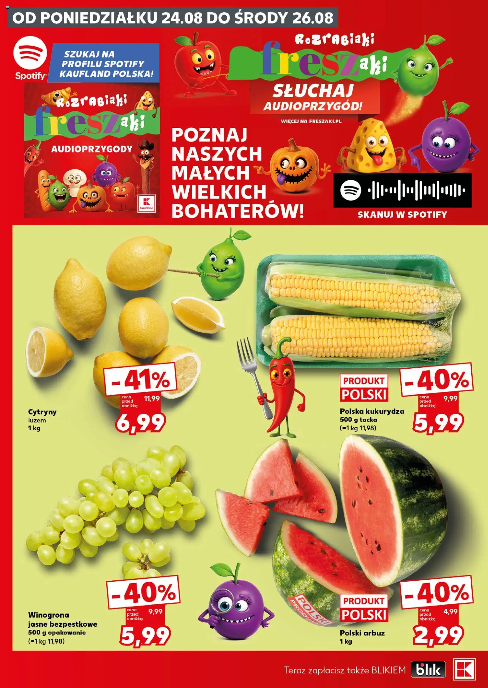 Kaufland Polsko leták - Mocny start od 24.08.2026 | Strana: 2