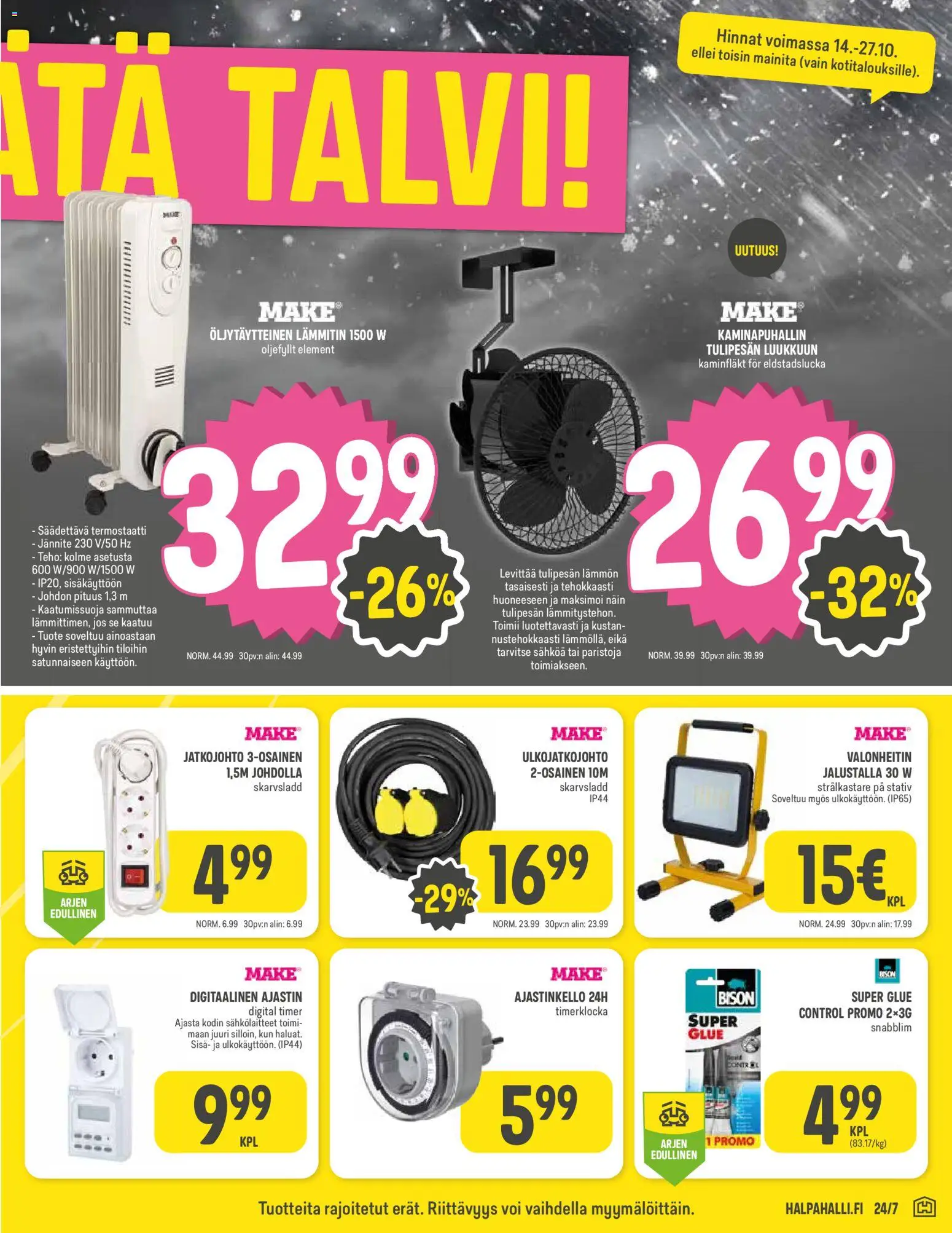 Halpa Halli tarjoukset – voimassa 14/10/2026 alkaen | Sivu: 11