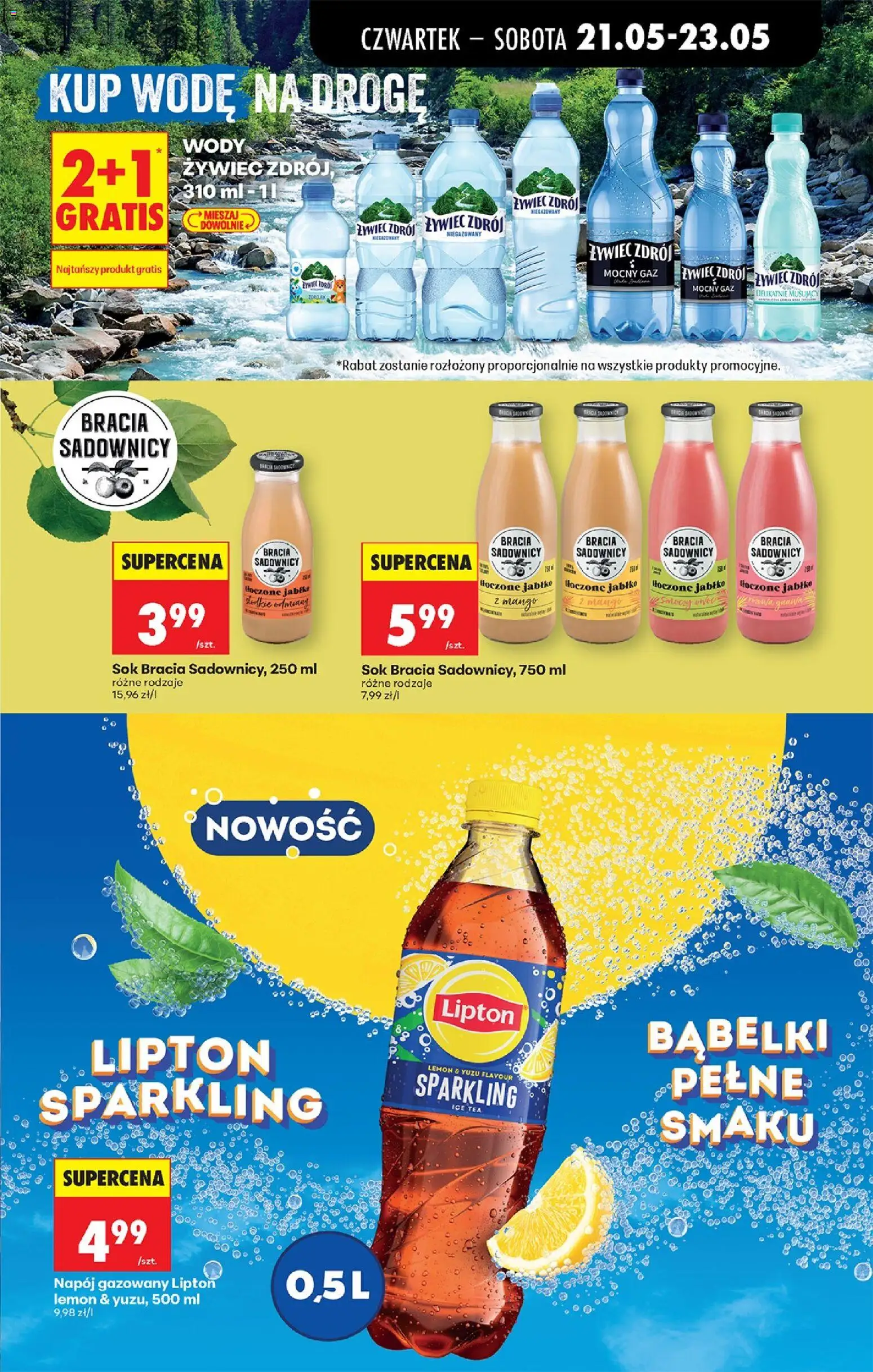 Biedronka gazetka od czwartku od 21.05.2026 | Strona: 55 | Produkty: Ice Tea, Sok