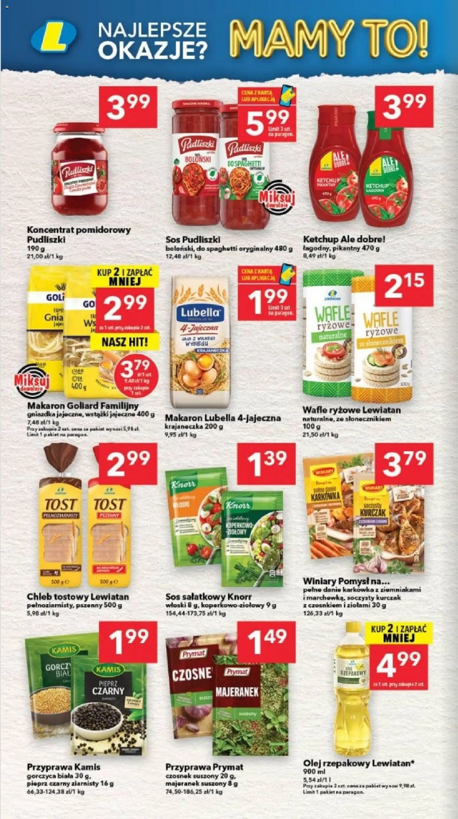 Lewiatan gazetka - Szczecin od 18.06.2026 | Strona: 4 | Produkty: Kurczak, Wafle, Koncentrat pomidorowy, Wafle ryżowe