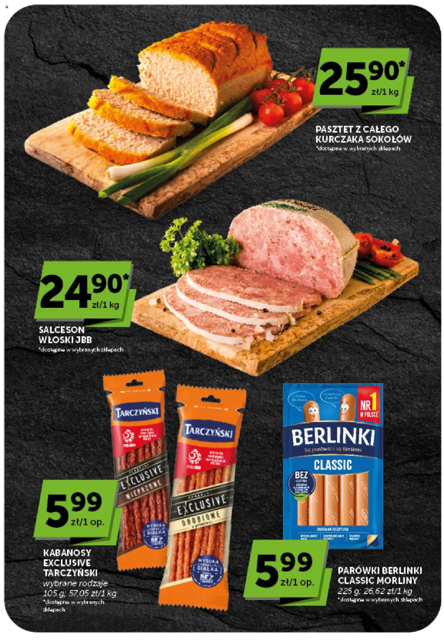 ABC gazetka od 13.08.2026 | Strona: 25 | Produkty: Pasztet, Kabanosy, Salceson, Berlinki