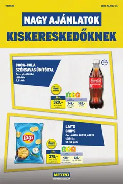 Metro Nagy Ajánlatok Kiskereskedőknek 2026/05 - amely érvényes a következő dátumtól: 02.05.2026