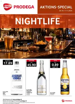 Prodega aktionen Nightlife ab 26.10.2026 gültig