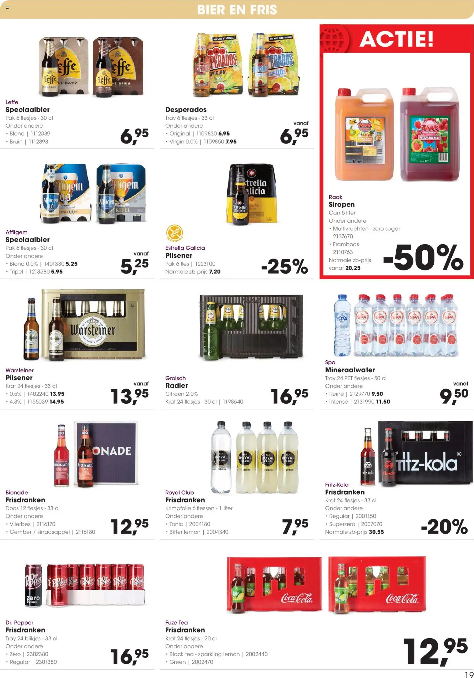 {H1} | Pagina: 19 | Producten: Tonic, Fles, Gember, Frambozen