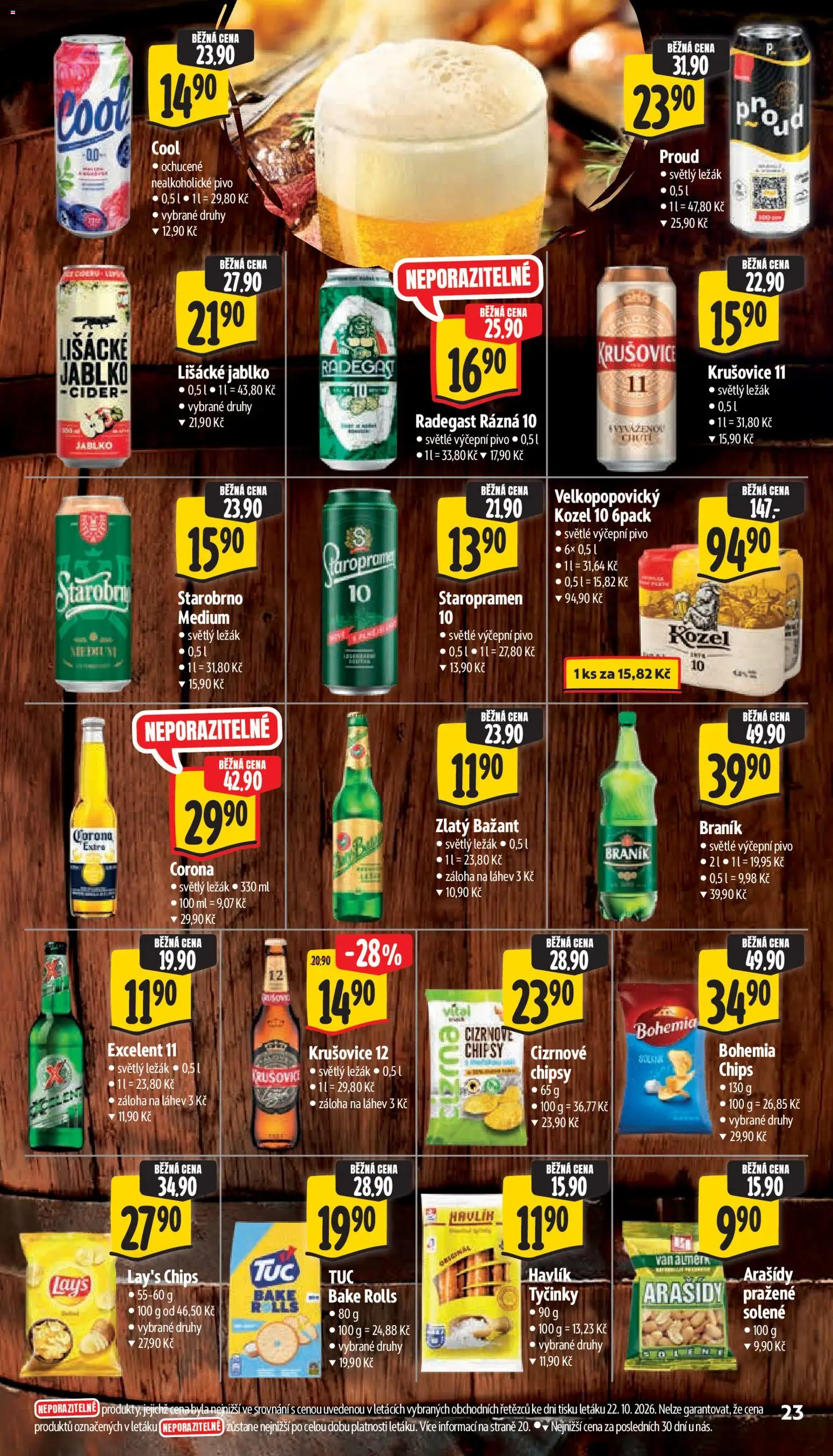 Albert leták - Supermarket  Bohnice od 28.10.2026 | Strana: 31 | Produkty: Pivo, Zlatý Bažant, Nealkoholické pivo, Lišácké jablko