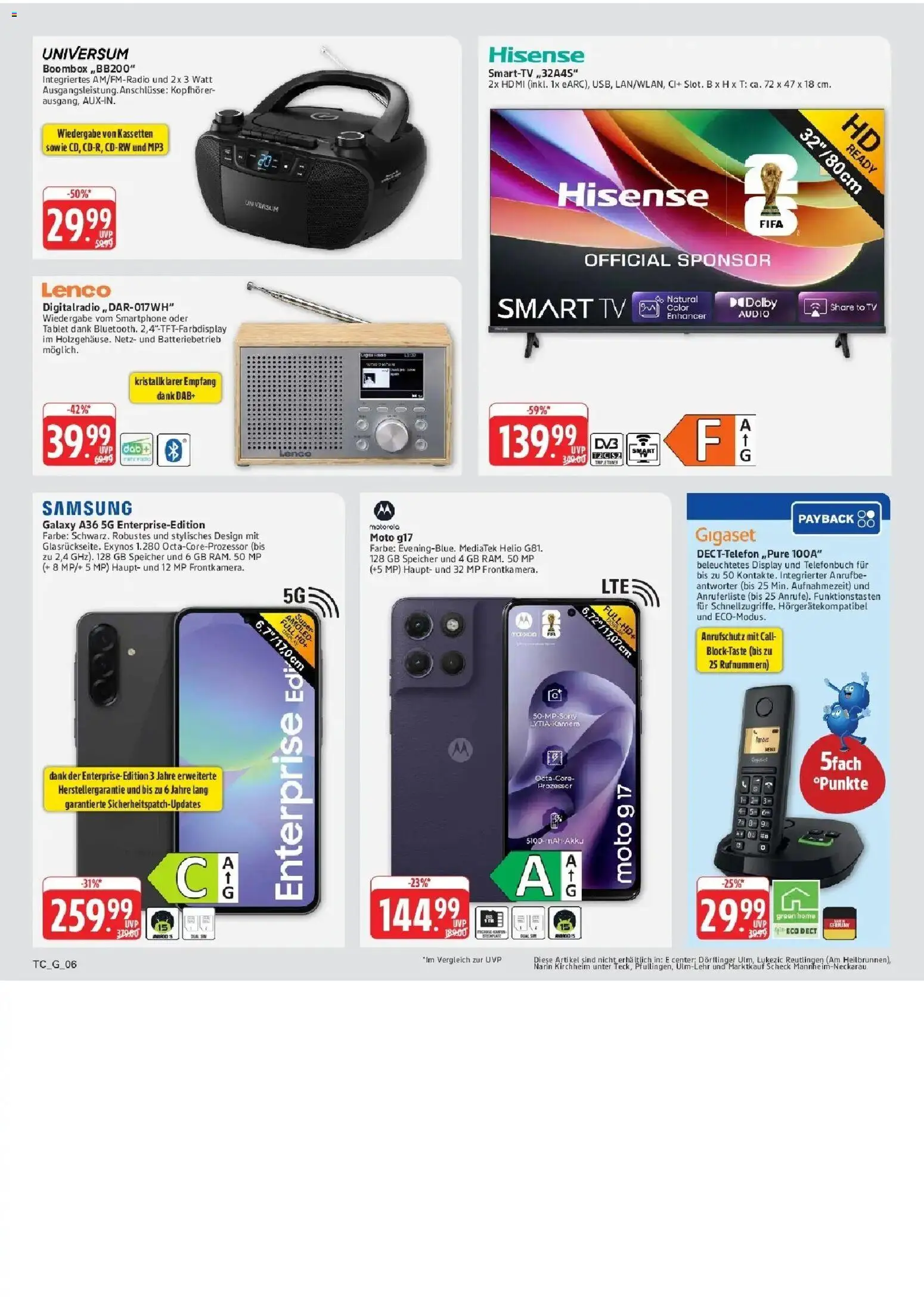 Edeka Prospekt Mainz-Weisenau (ab 07.09.2026) » Angebote Online | Seite: 67 | Produkte: Samsung, Smartphone, Tablet, MP3
