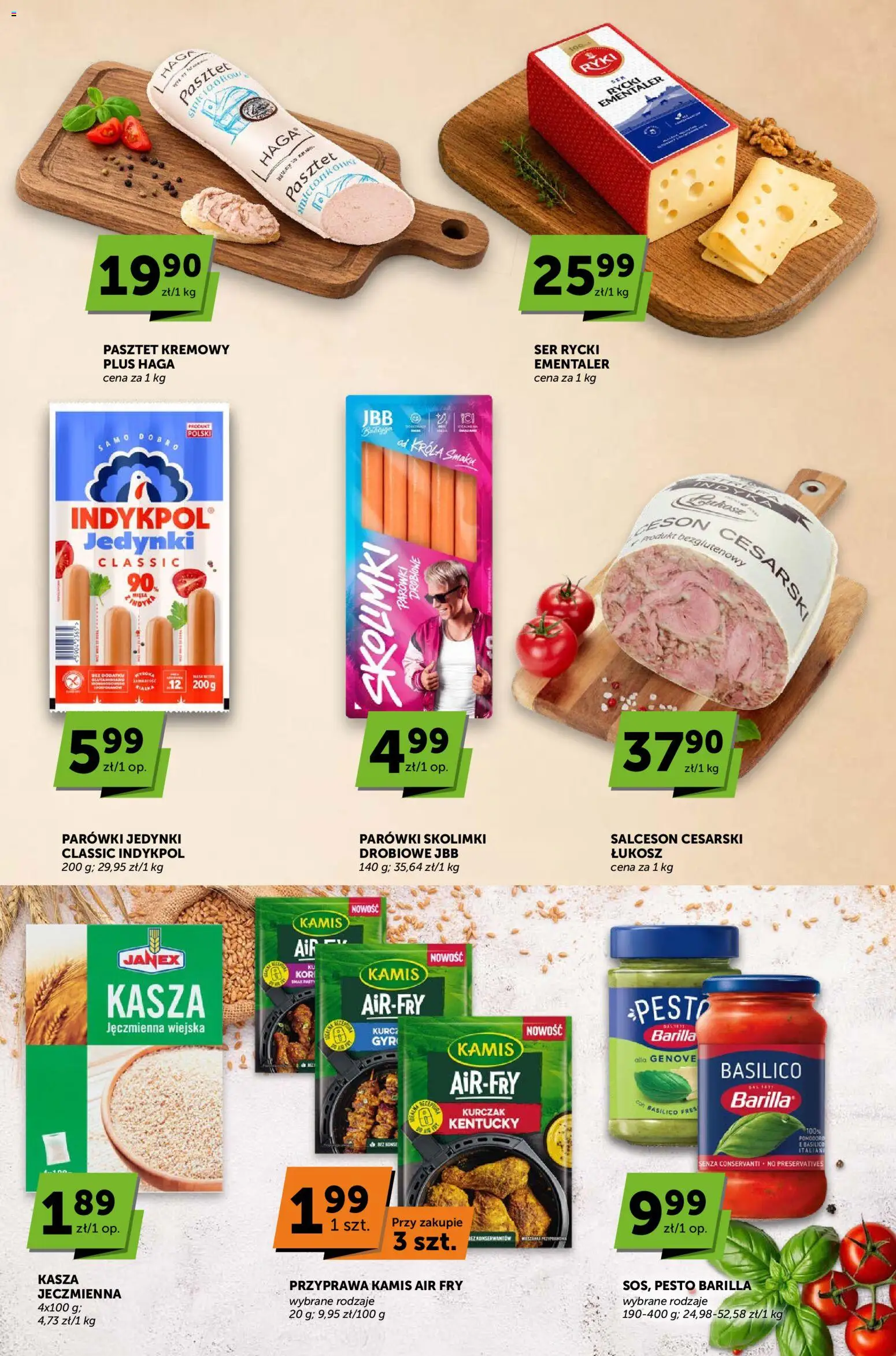 Euro Sklep gazetka - Sprawdź, co więcej od 20.08.2026 | Strona: 3 | Produkty: Kasza, Pasztet, Pesto barilla, Salceson