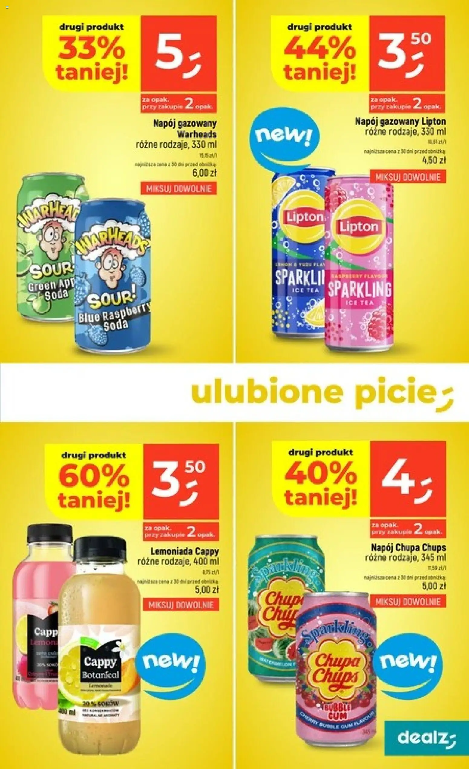 Dealz gazetka od 06.08.2026 | Strona: 15 | Produkty: Ice Tea, Napój Chupa Chups, Lemoniada