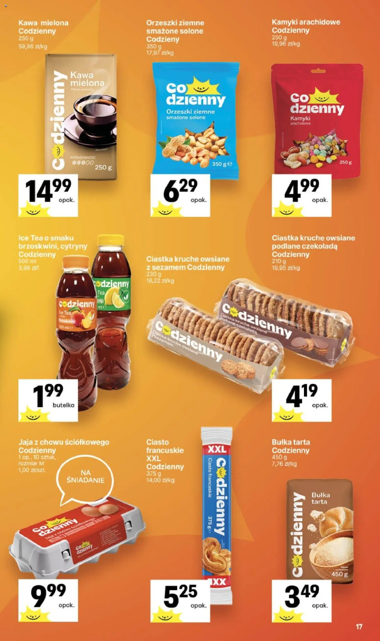 Delikatesy Centrum gazetka od 22.10.2026 | Strona: 17 | Produkty: Orzeszki ziemne, Czekolada, Orzeszki, Ciastka