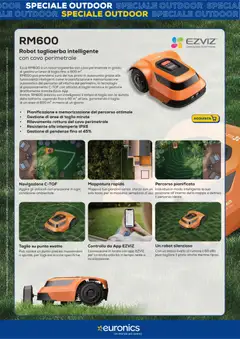 Anteprima del volantino Euronics volantino Outdoor valido a partire dal 05/05/2026 | Pagina: 10 | Prodotti: Cavo, Bilancia, Robot, Navigazione