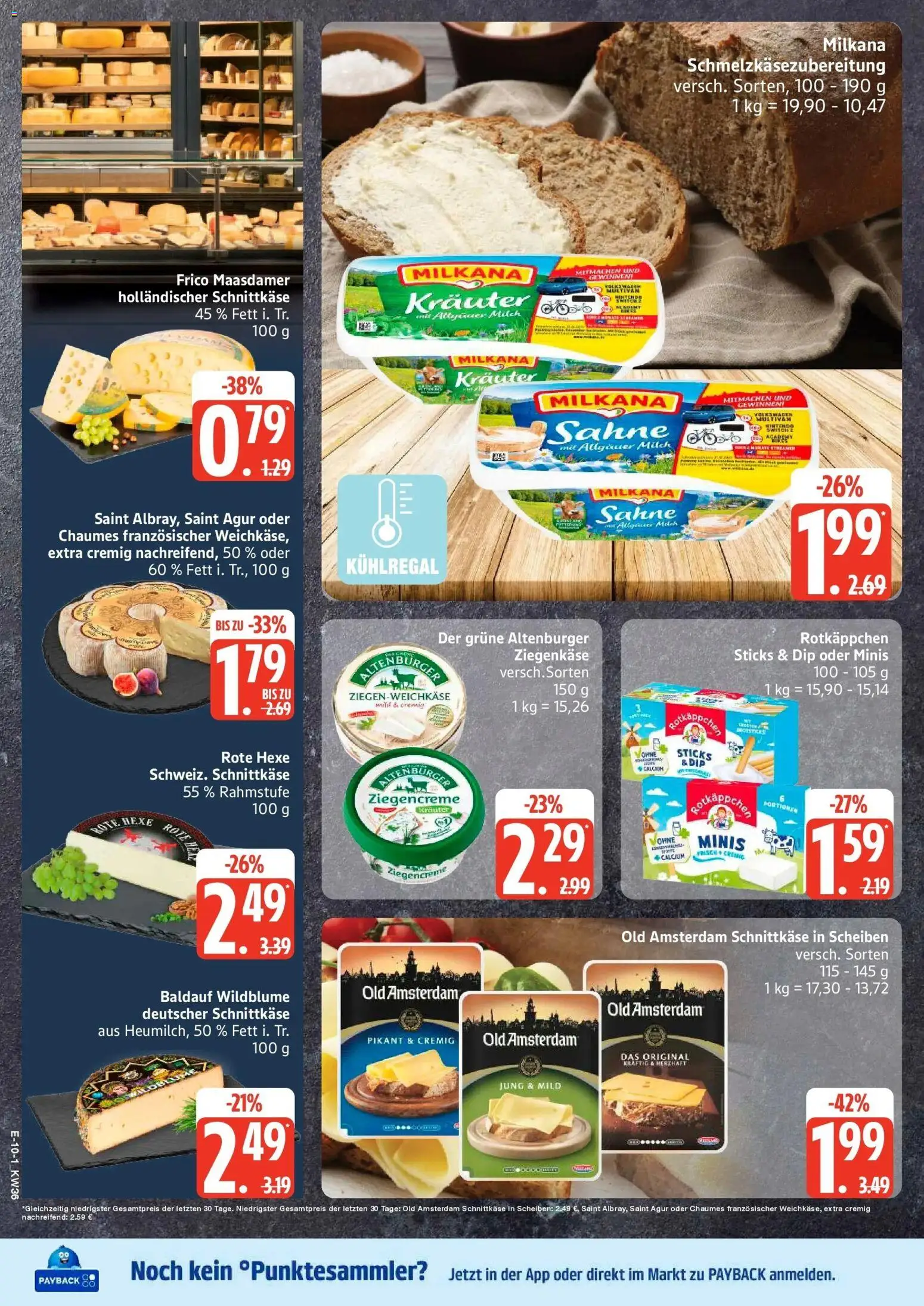 Edeka Prospekt Husum (ab 31.08.2026) » Angebote Online | Seite: 14 | Produkte: Milch, Milkana, Ziegenkäse, Rotkäppchen