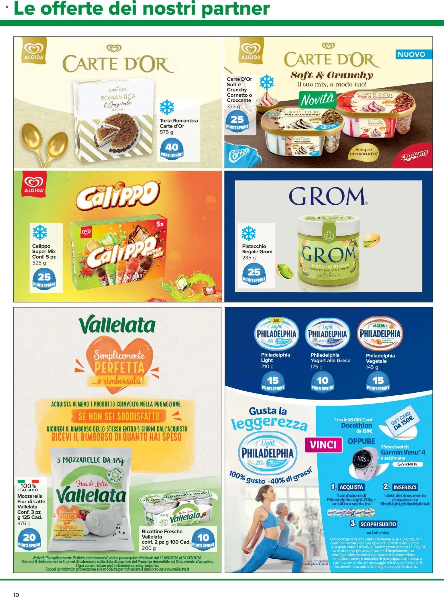 Volantino Carrefour del 02/07/2026 | Pagina: 10 | Prodotti: Yogurt, Cornetto, Mozzarella, Data