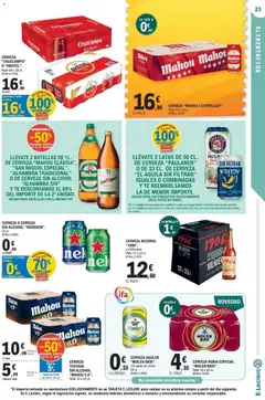 Vista previa E.Leclerc Megames 2 válido desde el 07/10/2026 | Página: 23 | Productos: Cerveza sin alcohol, Radler, Té, Bebidas