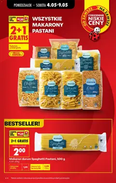 Pogląd oferty "Biedronka gazetka od poniedziałku" - ważna od 04.05.2026 | Strona: 8 | Produkty: Karta, Makaron durum, Tagliatelle, Makaron