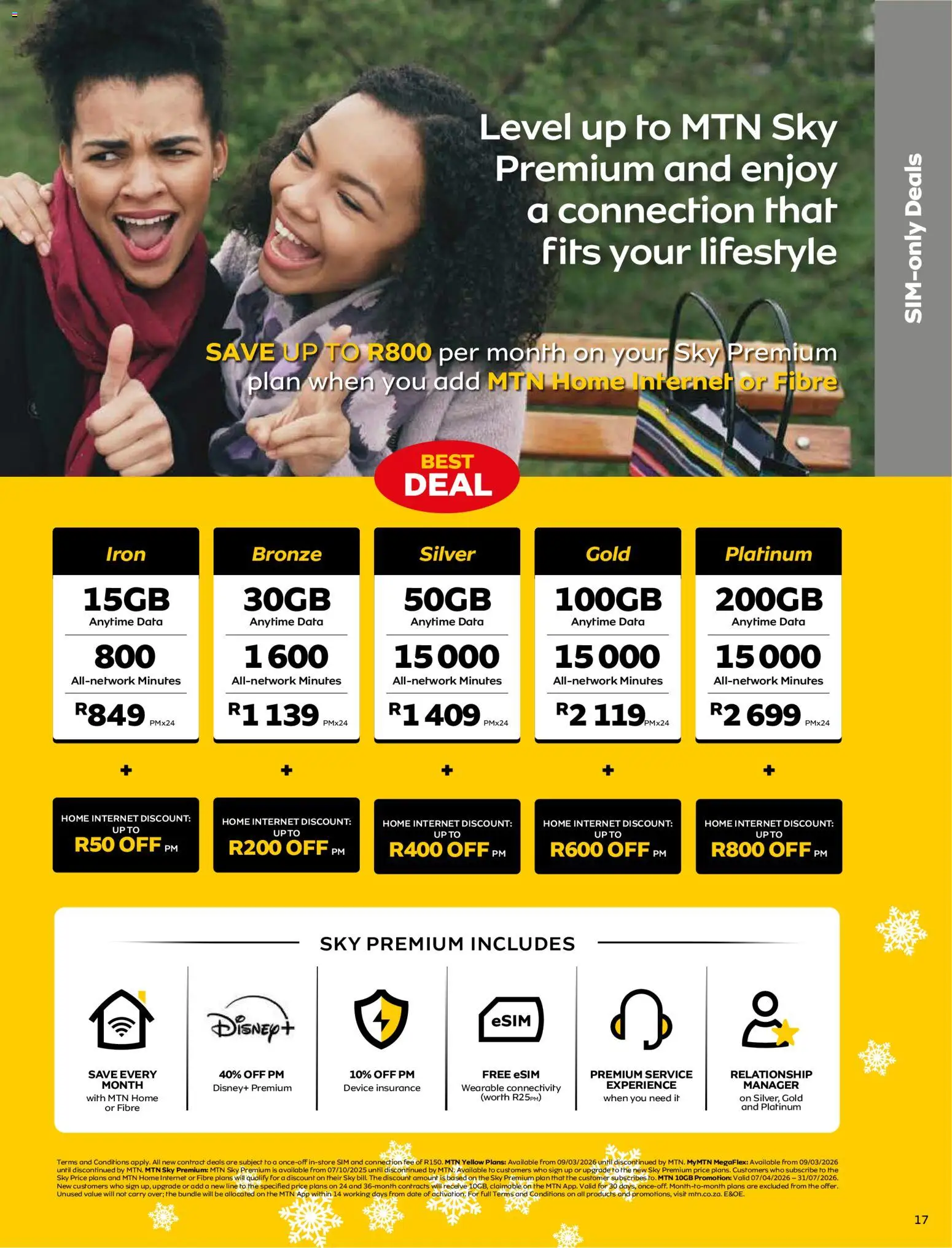 New MTN catalogue – valid from 08.06.2026 | Page: 17 | Products: Data, Sim, Iron