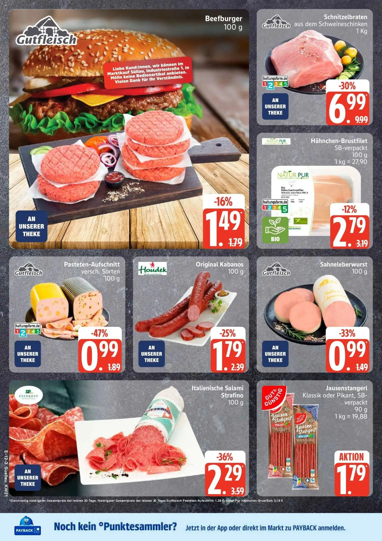 Marktkauf Prospekt Mölln	 – gültig ab 17.05.2026 | Seite: 12 | Produkte: Theke, Salami