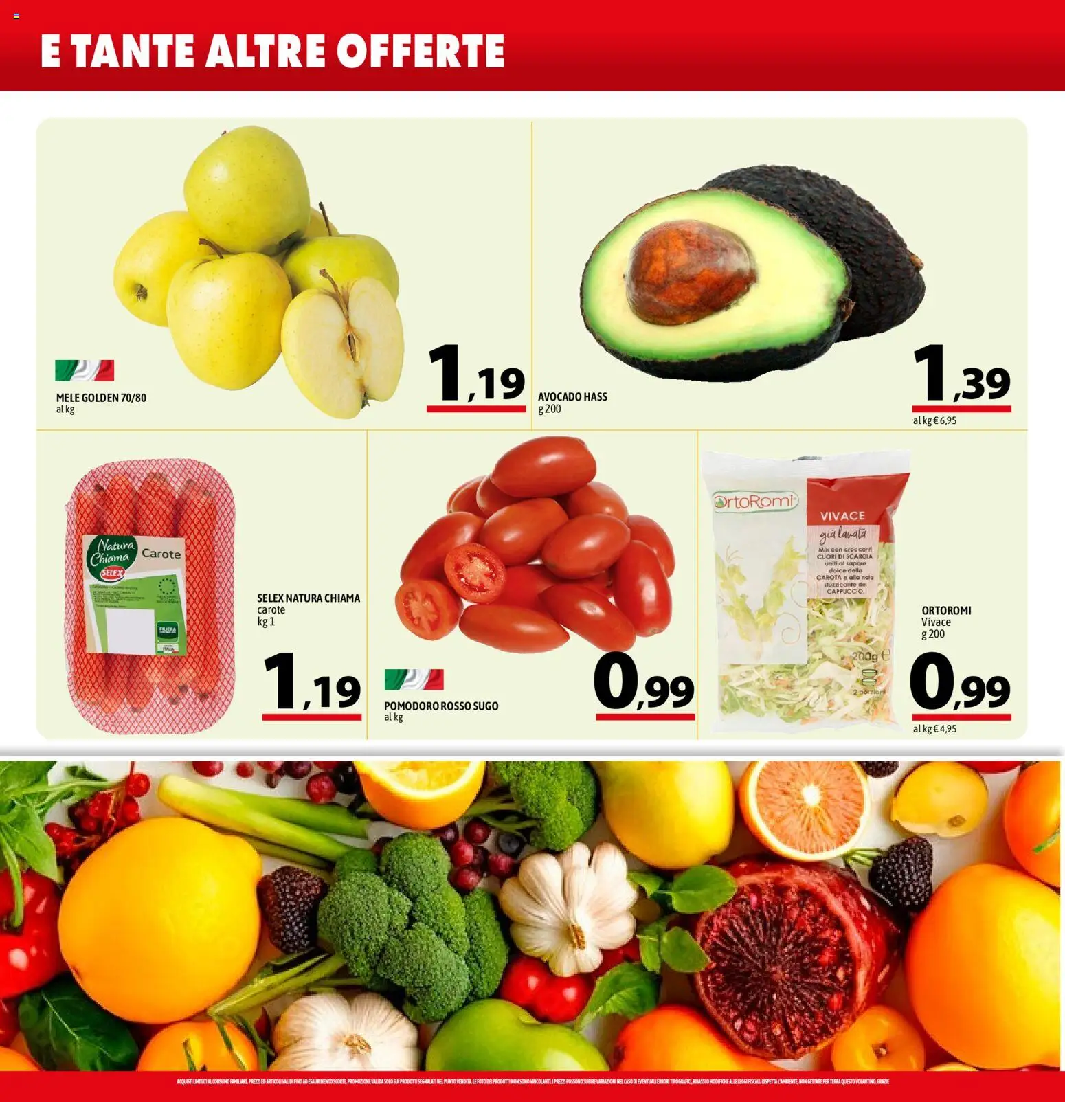 Volantino A&O del 03/09/2026 | Pagina: 14 | Prodotti: Mele, Pomodoro, Carote, Terra