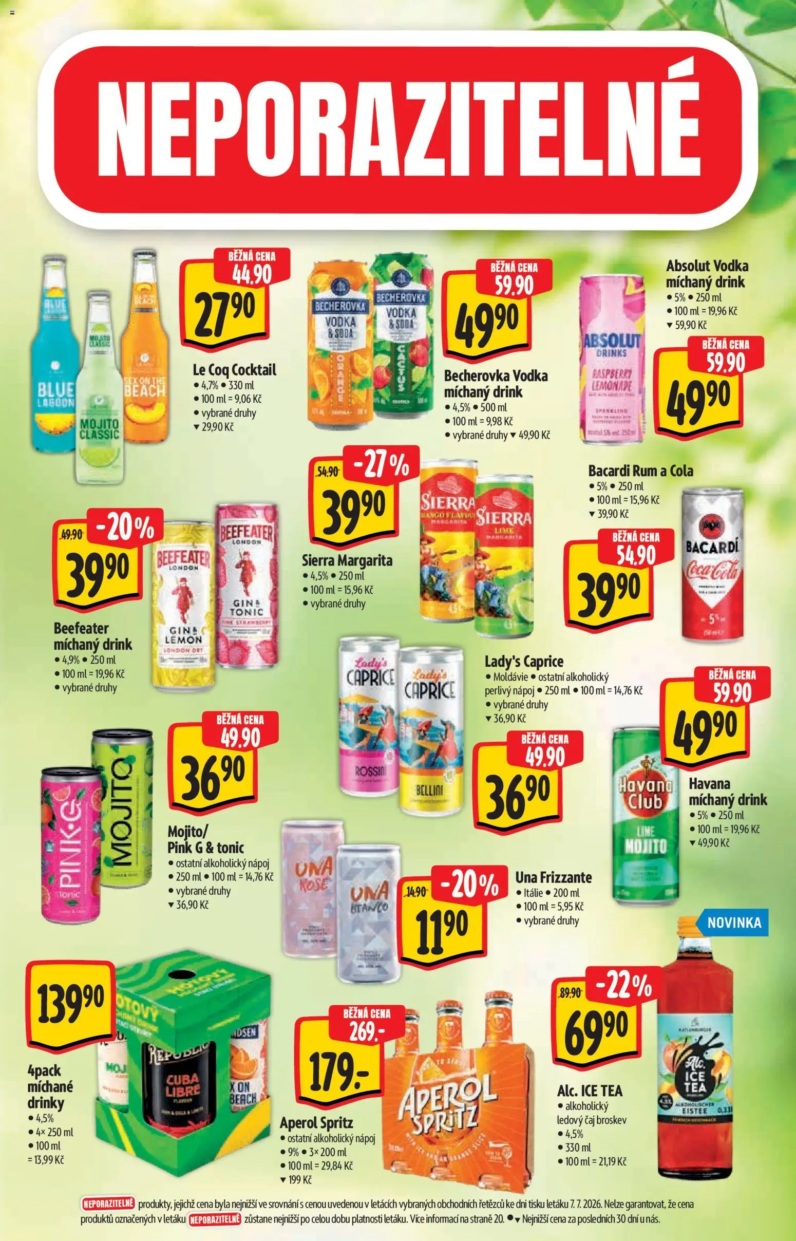 Albert katalog - Hypermarket od 15.07.2026 | Strana: 24 | Produkty: Frizzante, Vodka, Coca cola, Ice tea