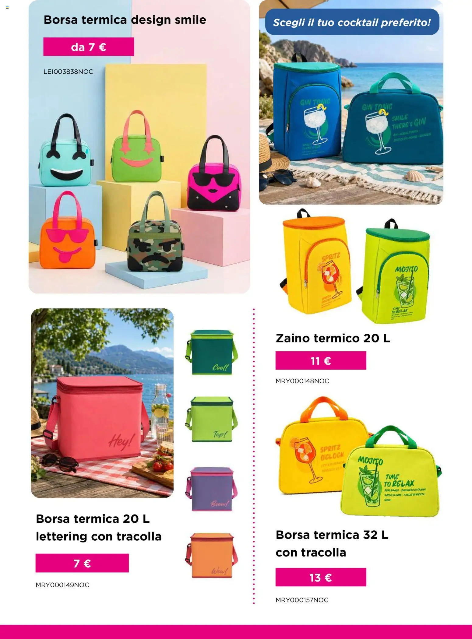 Volantino Kasanova del 11/07/2026 | Pagina: 3 | Prodotti: Zaino, Lime, Borsa, Zucchero di canna