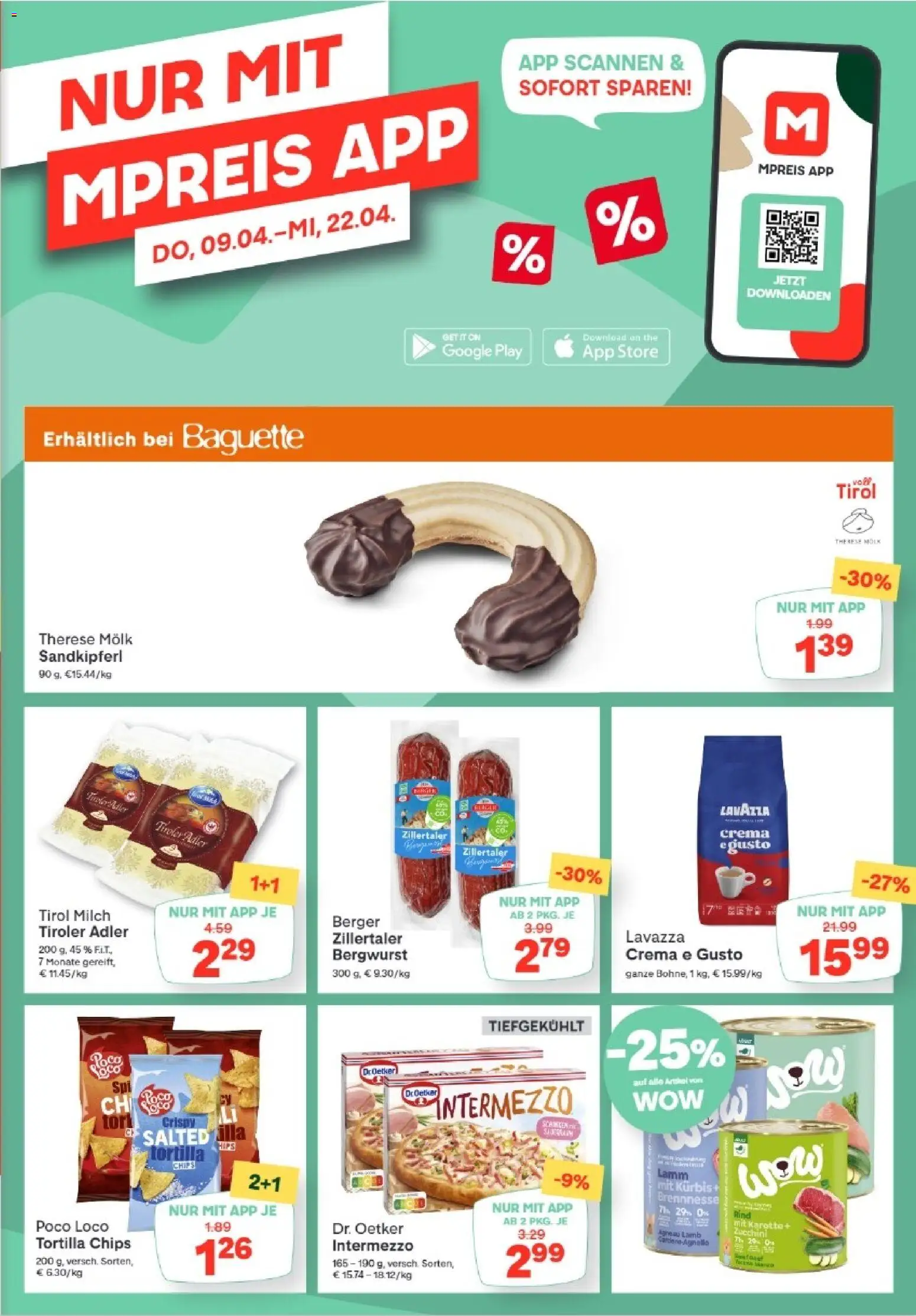 MPREIS Anras gültig ab 16.04.2026 | Seite: 13 | Produkte: Chips, Karotte, Kürbis, Milch