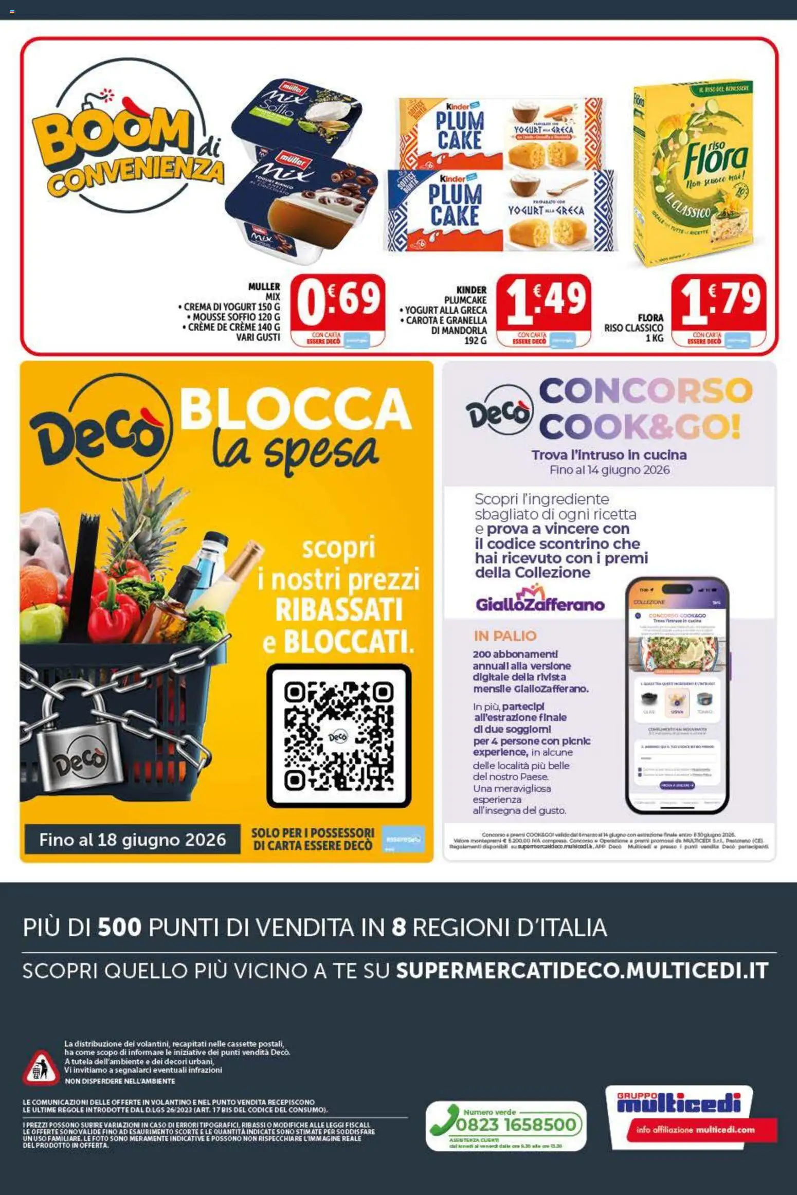 Volantino Decò del 20.05.2026 | Pagina: 12 | Prodotti: Crema, Cucine, Riso, Carota