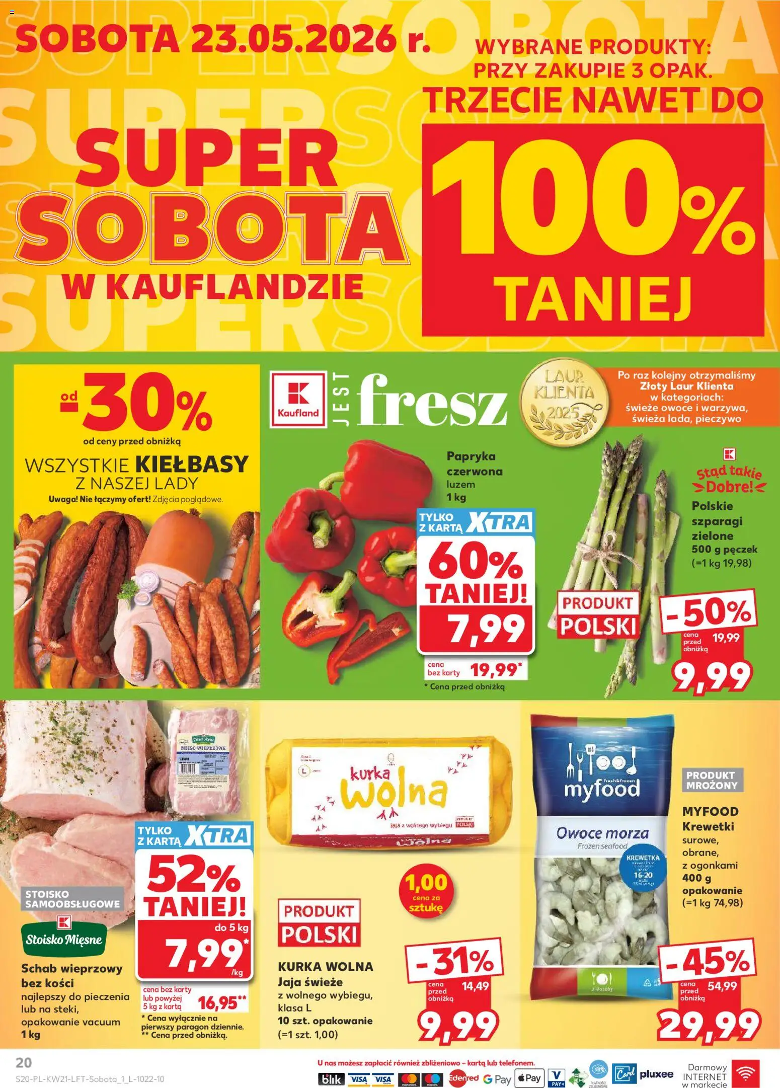 Kaufland Polsko leták od 21.05.2026 | Strana: 20 | Produkty: Karty