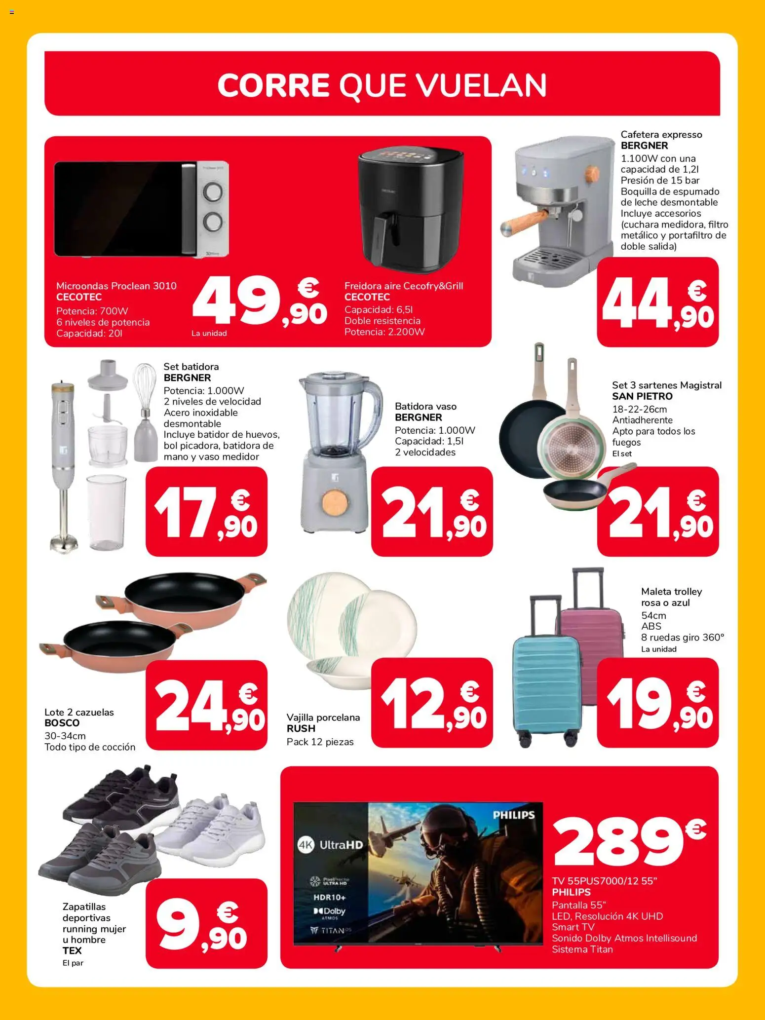 Supeco folleto │ válido desde el 02/07/2026 | Página: 6 | Productos: Leche, Zapatillas, Maleta, Βρεφικό κρεβάτι