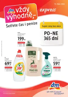 Náhled letáku dm drogerie leták - Express od 15.10.2026