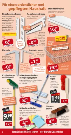 Sonderpreis Baumarkt Prospekt ab 29.08.2026 gültig | Seite: 8 | Produkte: Regal, Korb