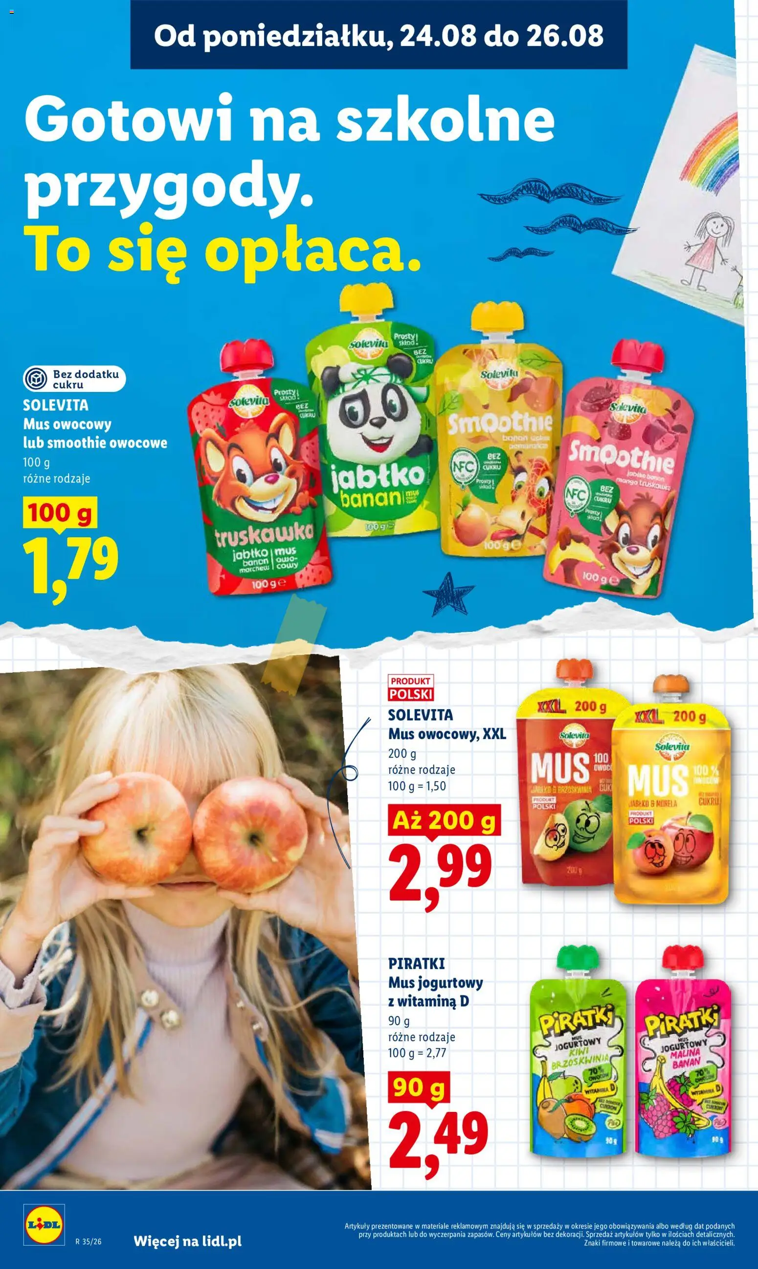 Lidl Polsko leták od 24.08.2026 | Strana: 68 | Produkty: Mango, Kiwi, Banán, Solevita