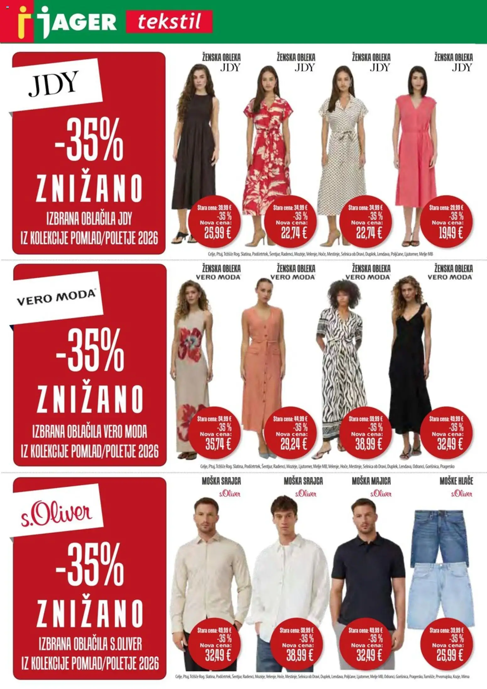 Novi Jager katalog ponudbe – veljaven od 08.07.2026 | Stran: 6 | Izdelki: Oblacila, Majica, Hlace, Obleka